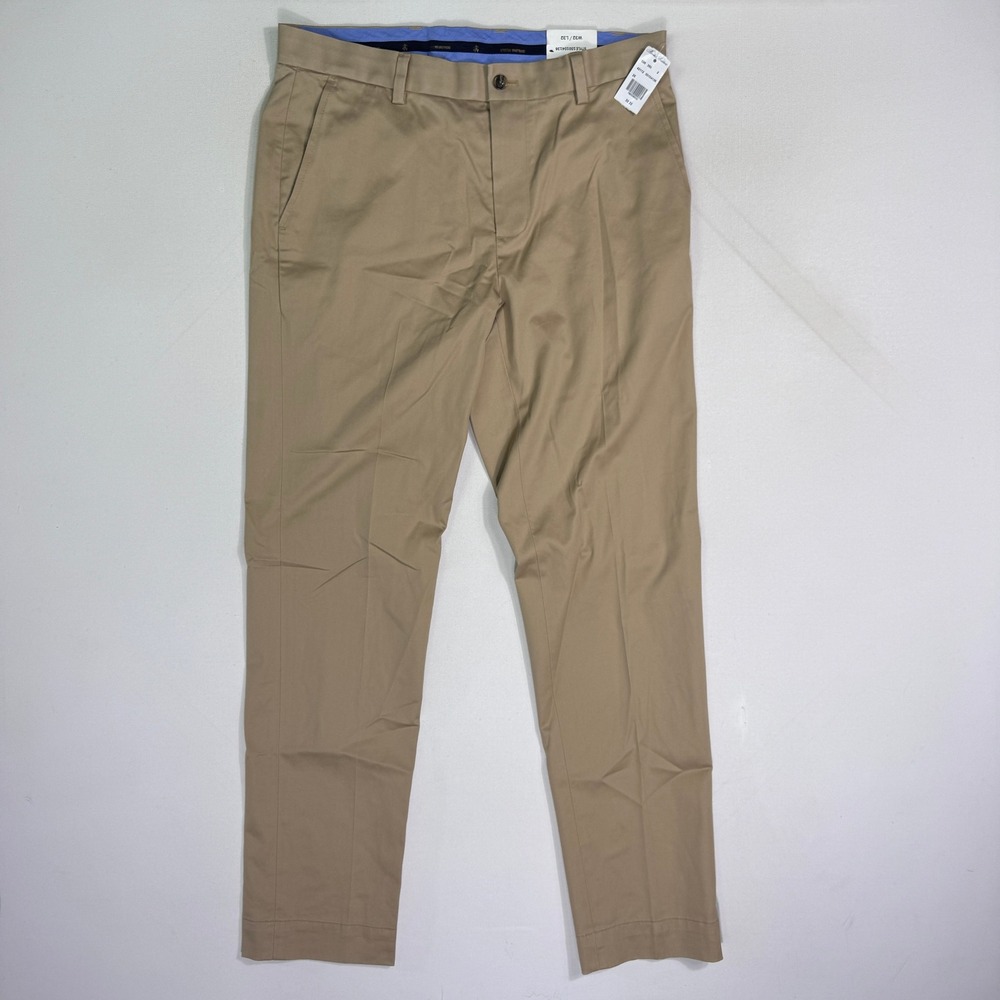 Brooks Brothers Milano Fit Advantage Chino Stretch Pants 32x32 (34x31.5) NWT
